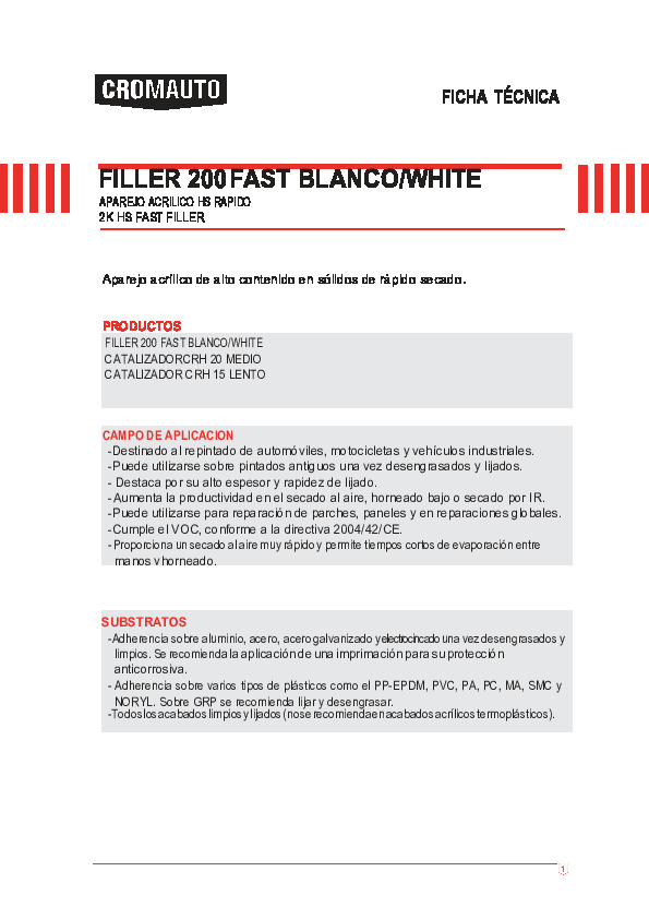 Filler 200 fast